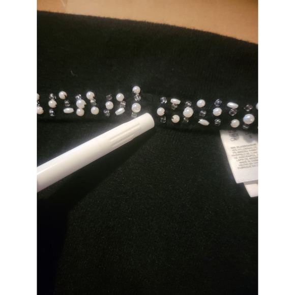 Emma James Black cardigan/Light sweater size small. - Picture 8 of 8